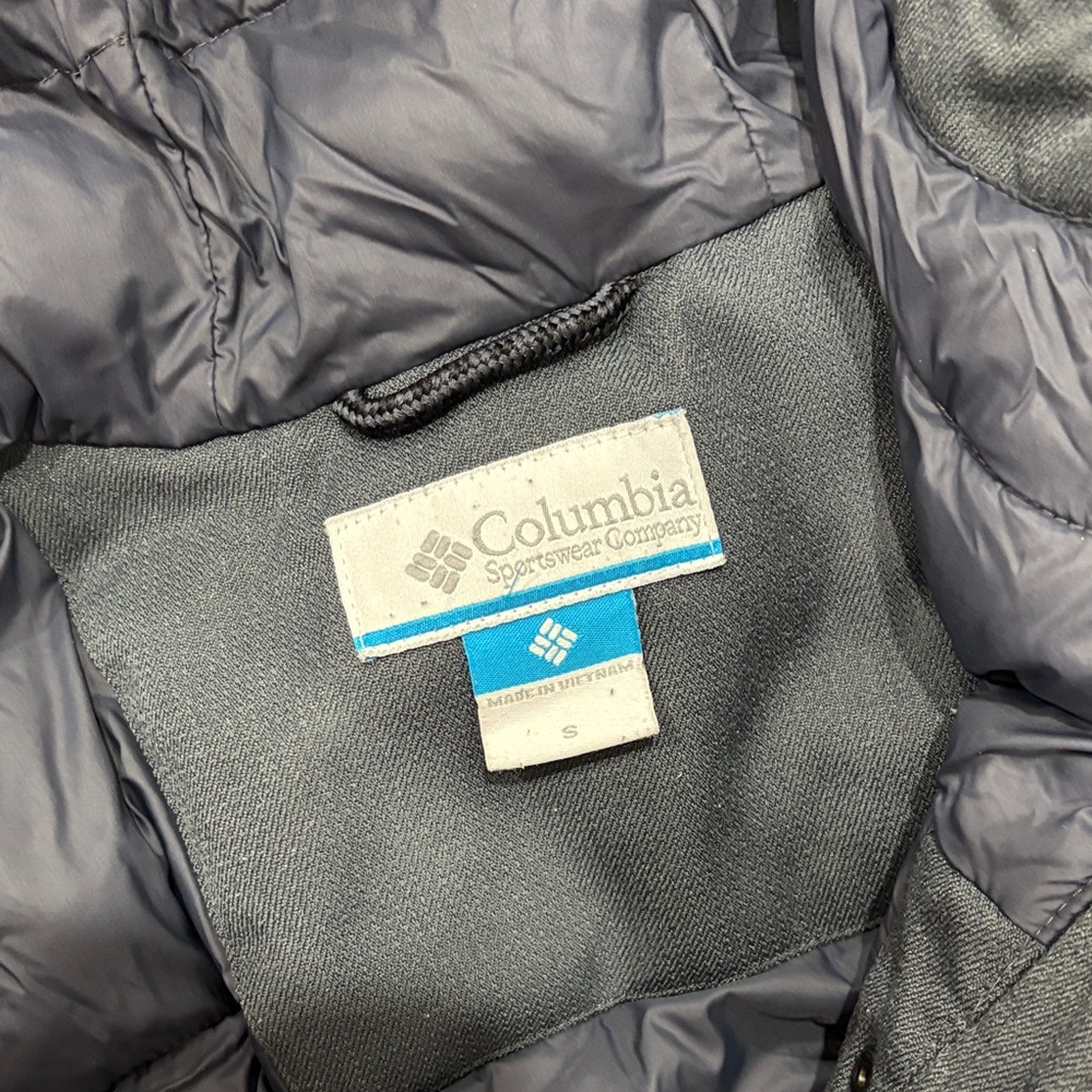 Columbia winter jacket in bluish grey women’s size small - Picture 2 of 7